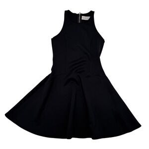 Abercrombie & Fitch Black Fit and Flare Skater Mini Dress S